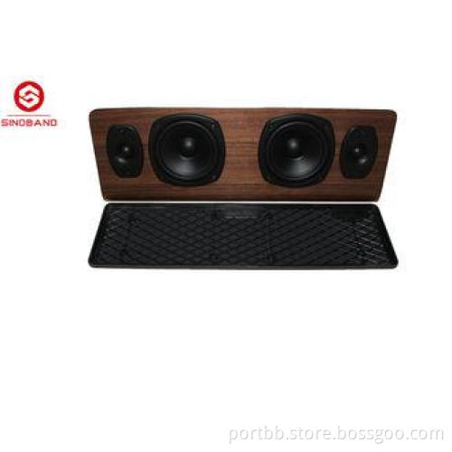 Home Theater Wood Bluetooth Speakers , Hifi Bluetooth Surro